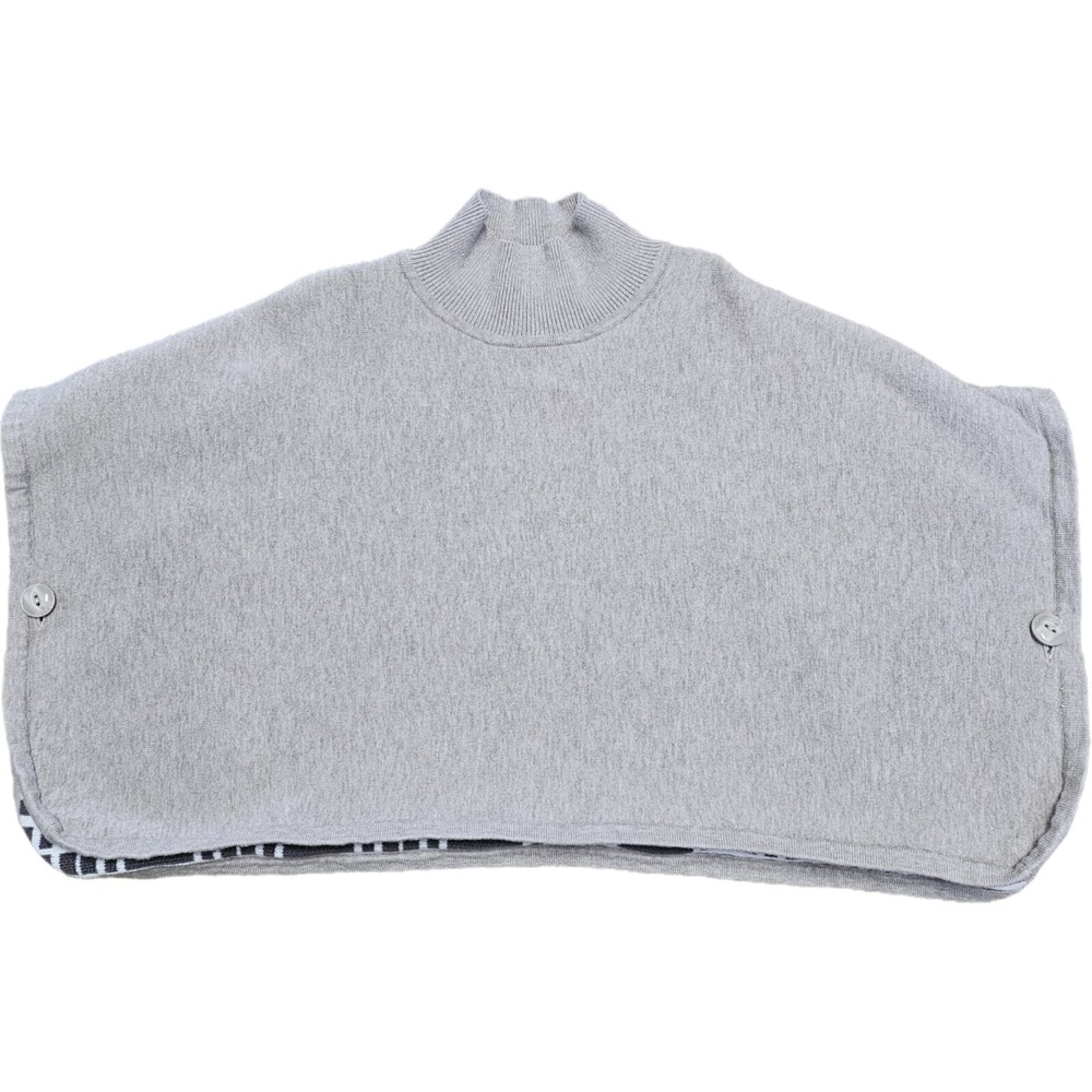 Hope & Henry Girl's Organic‎ Cotton Tan Turtleneck Poncho Size XS